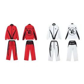 Hellstar Logo Zip-Up Long-Sleeve Jacket Set-4548  